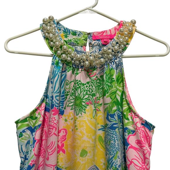 Lilly Pulitzer **RARE* Cheek to Cheek Limited Edition Shawn Maxi Dress Petite M - Picture 2 of 13